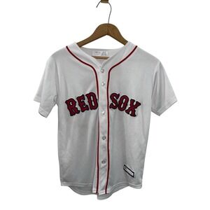 SOLD #50 Boston Red Sox YM 10/12 White Home Jersey Genuine Merch MLB